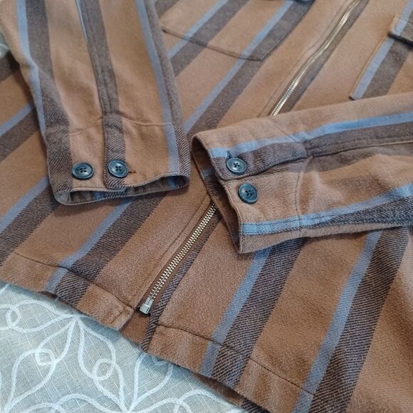 UO Ryder Zip Flannel Shirt - Picture 7 of 13